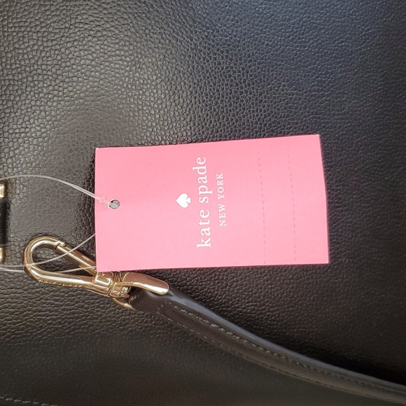 🎉HP🎉! Kate Spade ♥️NWT♥️ Medium Black Dome Satchel! - Picture 9 of 16